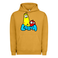 Pigment Peanut Butter larva cartoon Urban Hoodie - artisFamous