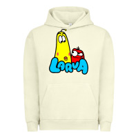 Pigment Pistachio larva cartoon Urban Hoodie - artisFamous