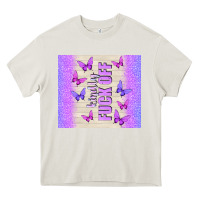 Cream kindly fuck off Heavy Core Tee - TumblerDesignByShophia