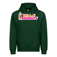 Forest Green dilla' donuts Urban Hoodie - artisFamous