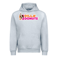 Heather Grey dilla' donuts Urban Hoodie - artisFamous