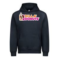 Navy dilla' donuts Urban Hoodie - artisFamous