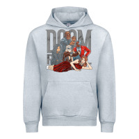 Heather Grey doom breakfast patrol Urban Hoodie - artisFamous