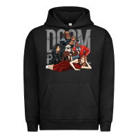 Pigment Black doom breakfast patrol Urban Hoodie - artisFamous