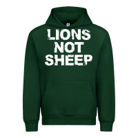 Forest Green lions not sheep Urban Hoodie - artisFamous