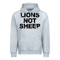 Heather Grey lions not sheep Urban Hoodie - artisFamous
