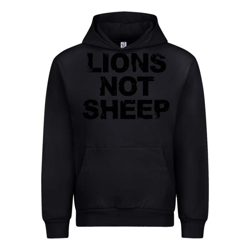 Lions Not Sheep Urban Hoodie by artisFamous | Teevron