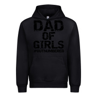 Black dad of girls Urban Hoodie - artisFamous