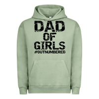 Pigment Oil Green dad of girls Urban Hoodie - artisFamous