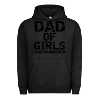 Pigment Black dad of girls Urban Hoodie - artisFamous