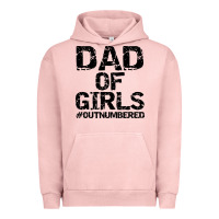 Pigment Salmon dad of girls Urban Hoodie - artisFamous