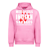 Fuchsia Pink merciless indian savages Urban Hoodie - artisFamous