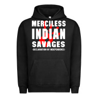 Pigment Black merciless indian savages Urban Hoodie - artisFamous