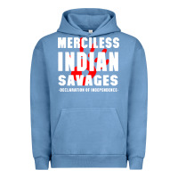 Pigment Pebble Blue merciless indian savages Urban Hoodie - artisFamous