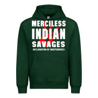 Forest Green merciless indian savages Urban Hoodie - artisFamous