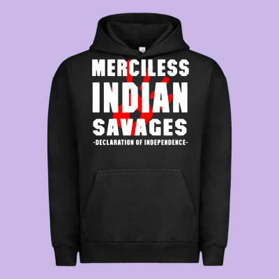 Merciless Indian Savages Urban Hoodie Designed By Artisfamous