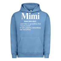 Pigment Pebble Blue mimi Urban Hoodie - artisFamous