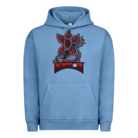 Pigment Pebble Blue hawkins demodogs Urban Hoodie - artisFamous