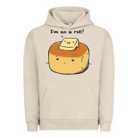 Pigment French Oak i'm on a roll! Urban Hoodie - artisFamous