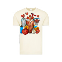 Vintage Arctic Basketball Sunflower Frappe Vintage Tee - FaDigitalArtStudio