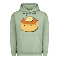 Pigment Oil Green i'm on a roll! Urban Hoodie - artisFamous
