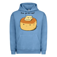 Pigment Pebble Blue i'm on a roll! Urban Hoodie - artisFamous