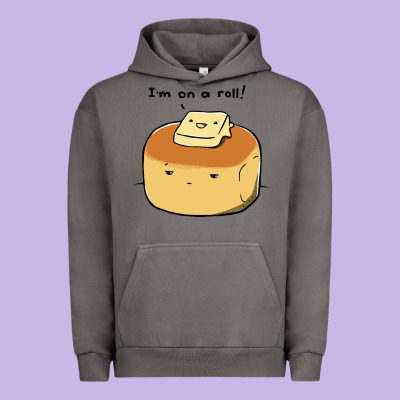 I'm On A Roll! Urban Hoodie Designed By Artisfamous