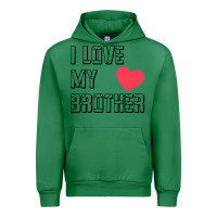 Emerald i love my brother, brothers day , brother sister  love Urban Hoodie - artisFamous