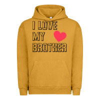 Pigment Peanut Butter i love my brother, brothers day , brother sister  love Urban Hoodie - artisFamous
