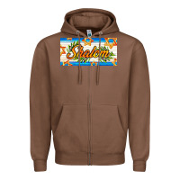 Chestnut shalom with olive branch Zipper Hoodie - AdoDesignShop