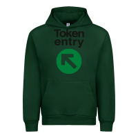 Forest Green token entry Urban Hoodie - artisFamous