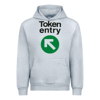 Heather Grey token entry Urban Hoodie - artisFamous