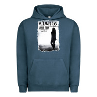 Pigment Midnight Navy alanis morissette, world tour Urban Hoodie - artisFamous