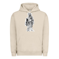 Pigment French Oak santa muerte blanca Urban Hoodie - artisFamous