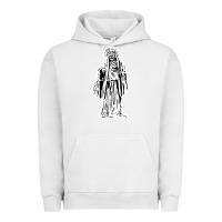 Pigment Lunar Rock santa muerte blanca Urban Hoodie - artisFamous