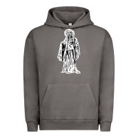 Pigment Tornado santa muerte blanca Urban Hoodie - artisFamous