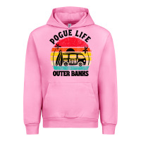 Fuchsia Pink car pogue life outer banks Urban Hoodie - artisFamous