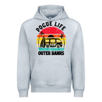 Heather Grey car pogue life outer banks Urban Hoodie - artisFamous