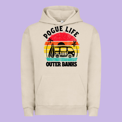 Car Pogue Life Outer Banks Urban Hoodie Designed By Artisfamous