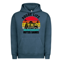 Pigment Midnight Navy car pogue life outer banks Urban Hoodie - artisFamous