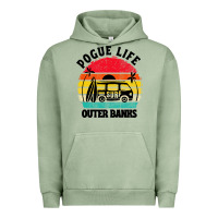 Pigment Oil Green car pogue life outer banks Urban Hoodie - artisFamous