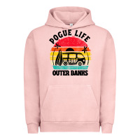 Pigment Salmon car pogue life outer banks Urban Hoodie - artisFamous