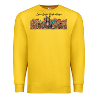 Lemon life is better with a pittie Premium Sweatshirt - JahusDesignShop