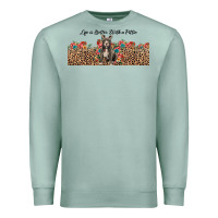 Seafoam life is better with a pittie Premium Sweatshirt - JahusDesignShop