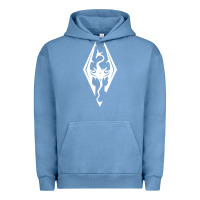 Pigment Pebble Blue skyrim elder Urban Hoodie - artisFamous
