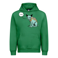 Emerald lying cat Urban Hoodie - artisFamous