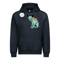Navy lying cat Urban Hoodie - artisFamous