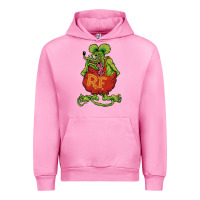 Fuchsia Pink classic rat fink Urban Hoodie - artisFamous