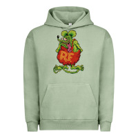 Pigment Oil Green classic rat fink Urban Hoodie - artisFamous