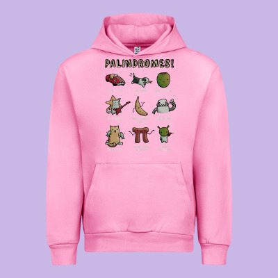 Palindromes! Urban Hoodie Designed By Artisfamous